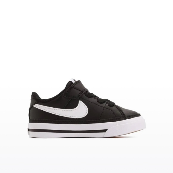 Nike Court Legacy Shoes  Black/White DA5382-002 Toddler Size Brand New - Picture 2 of 5